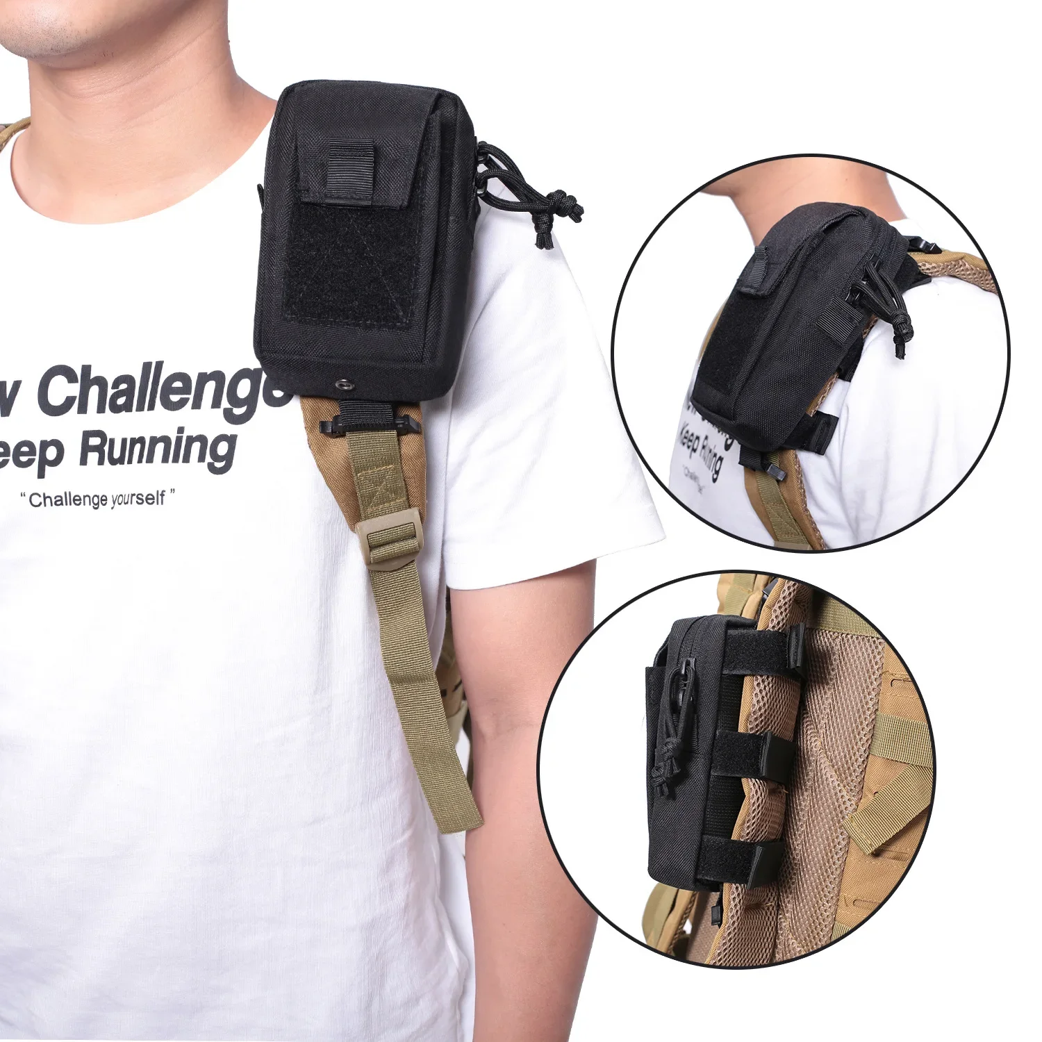 Edc Carry Kit - حزام حقيبة ظهر مول مع حامل