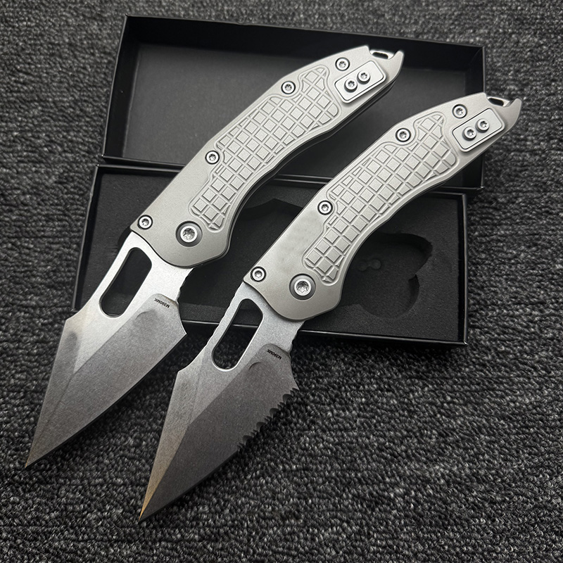 Pocket Knife Ceramic - LEMIFSHE غرزة RamL دليل التيتانيوم مقبض