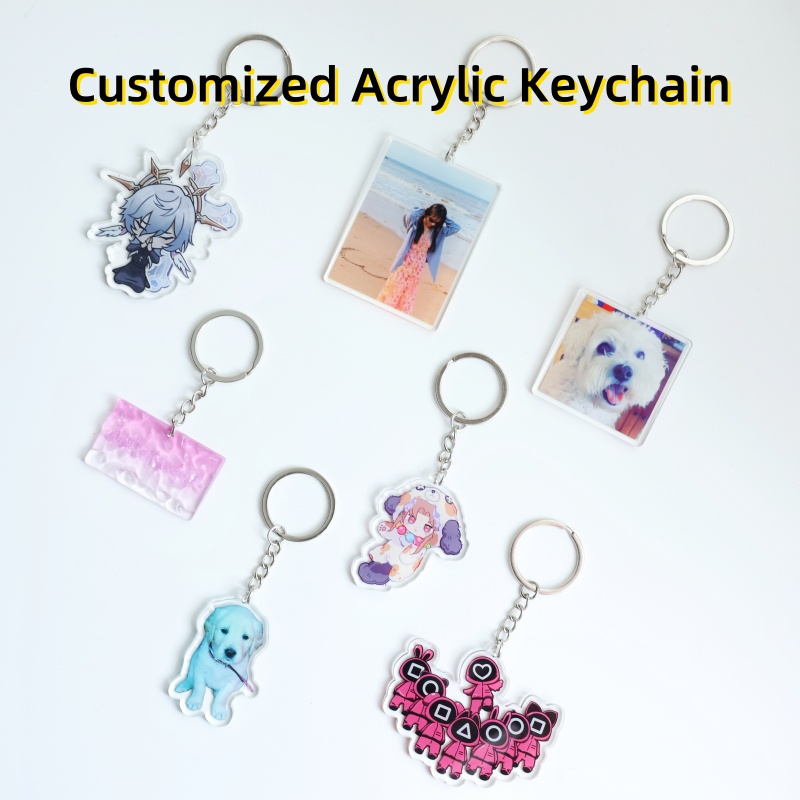 Carabiner Keychain - 2D شقة 6 سنتيمتر/2.36 بوصة 1