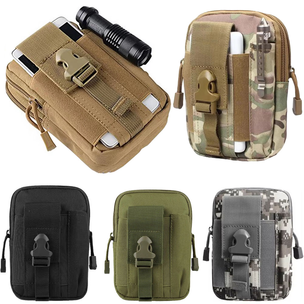 Edc Carry Belt Pouch - حقيبة خصر تكتيكية متعددة الوظائف للرحلات