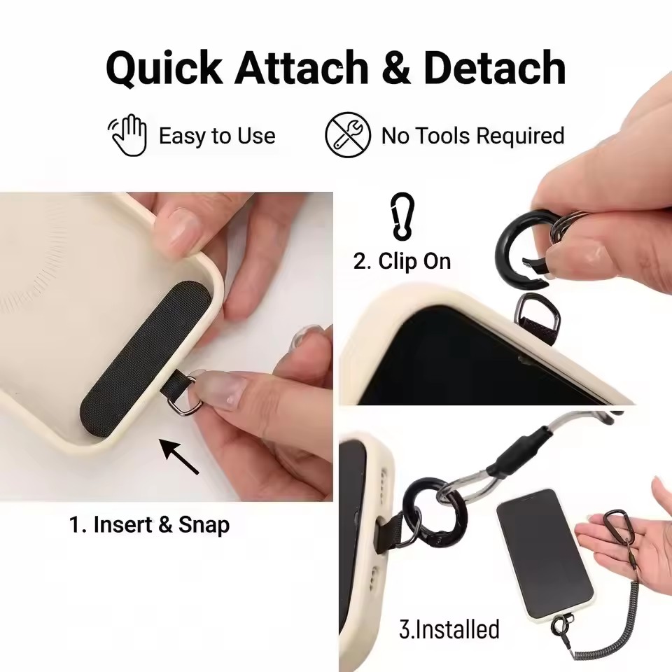 حبال هاتف مرنة مضادة للفقدان م - مراجعة Carabiner Keychain وسعره