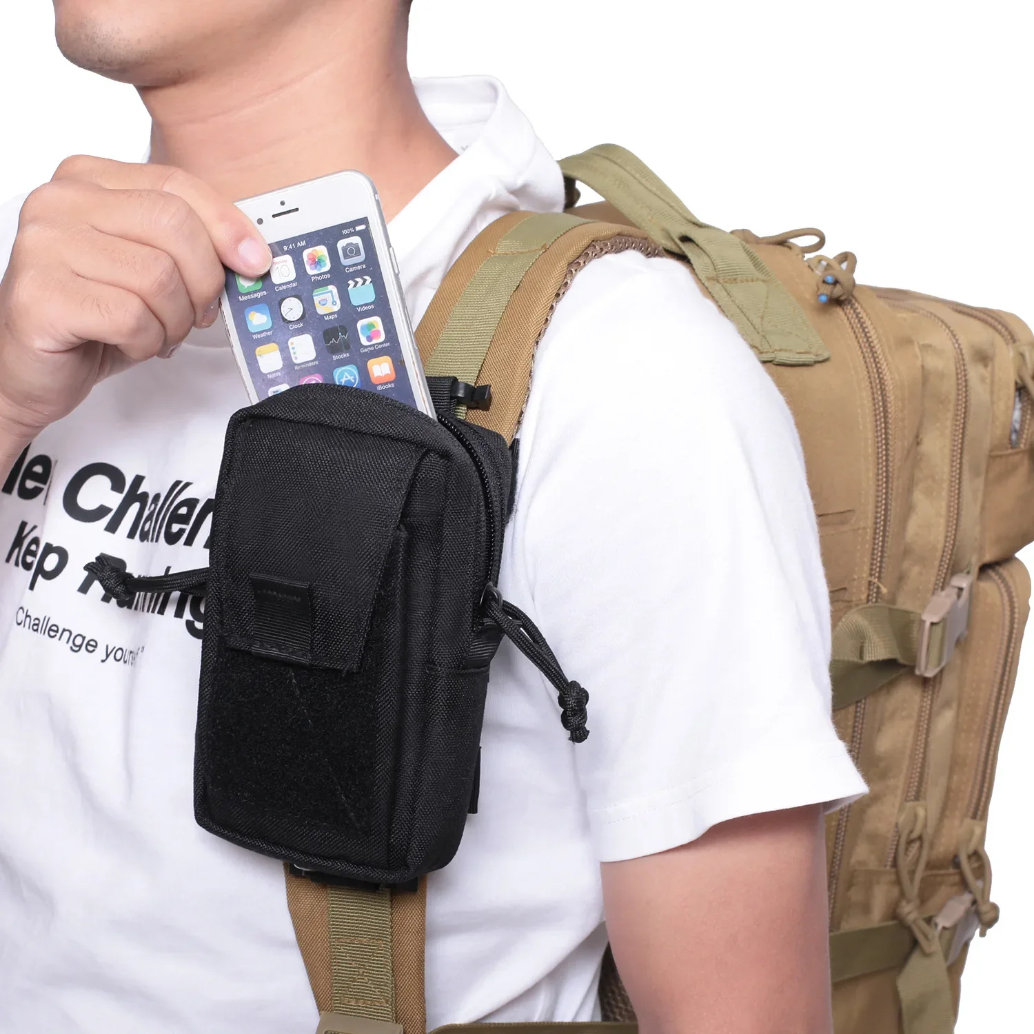 حزام حقيبة ظهر مول مع حامل هات - مراجعة Edc Carry Kit وسعره