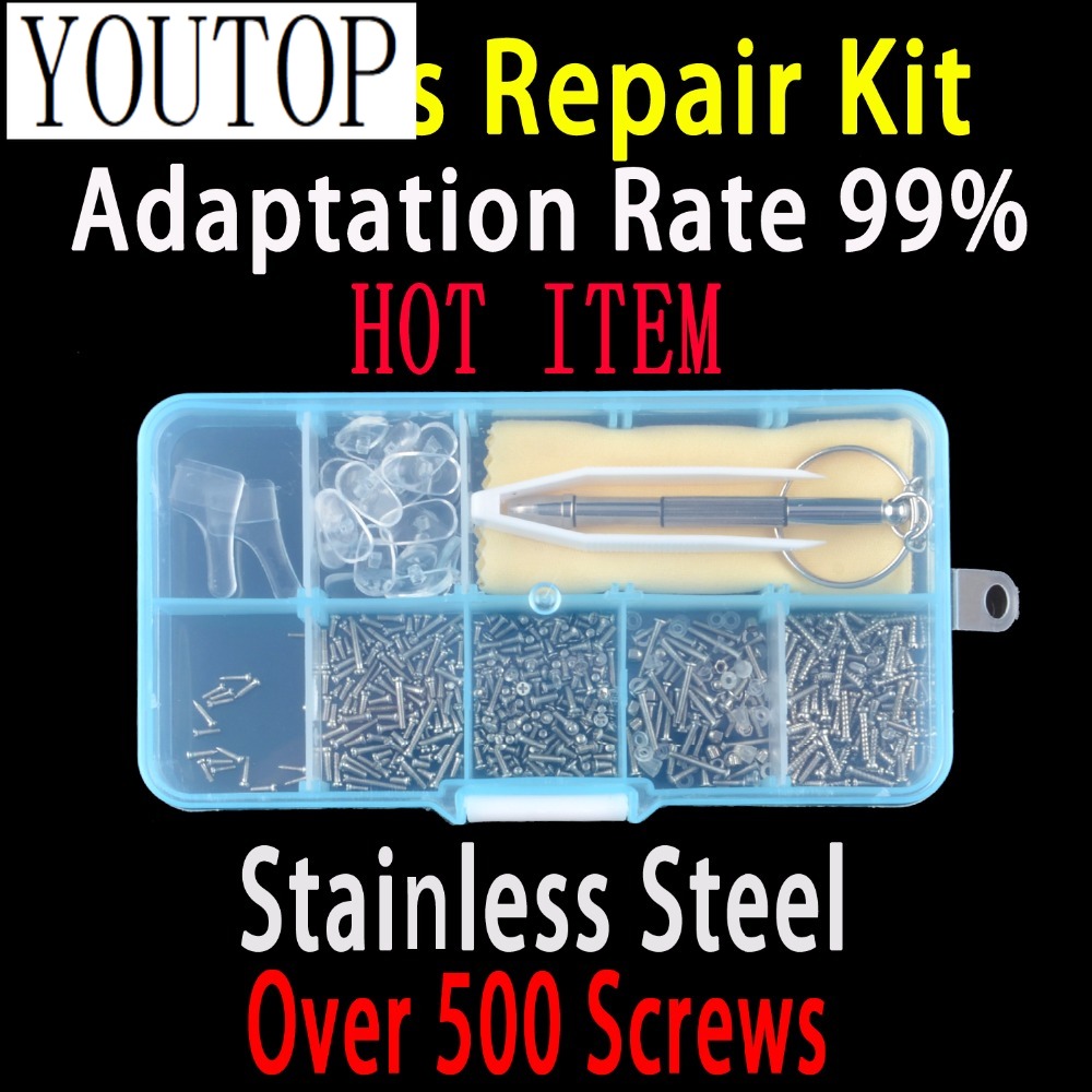 500 طقم تصليح النظارات أداة مج - مراجعة Micro Screwdriver Kit وسعره