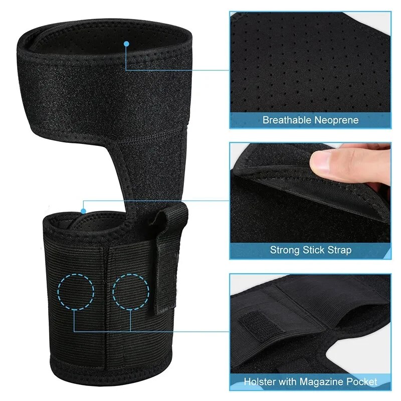 حامل مسدس ساق متدلية مرنة ، حا - مراجعة Edc Concealed Carry Belt وسعره