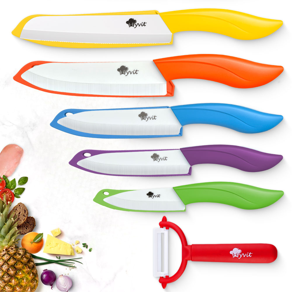 مجموعة سكاكين سيراميك للمطبخ 3 - مراجعة Pocket Knife Ceramic وسعره