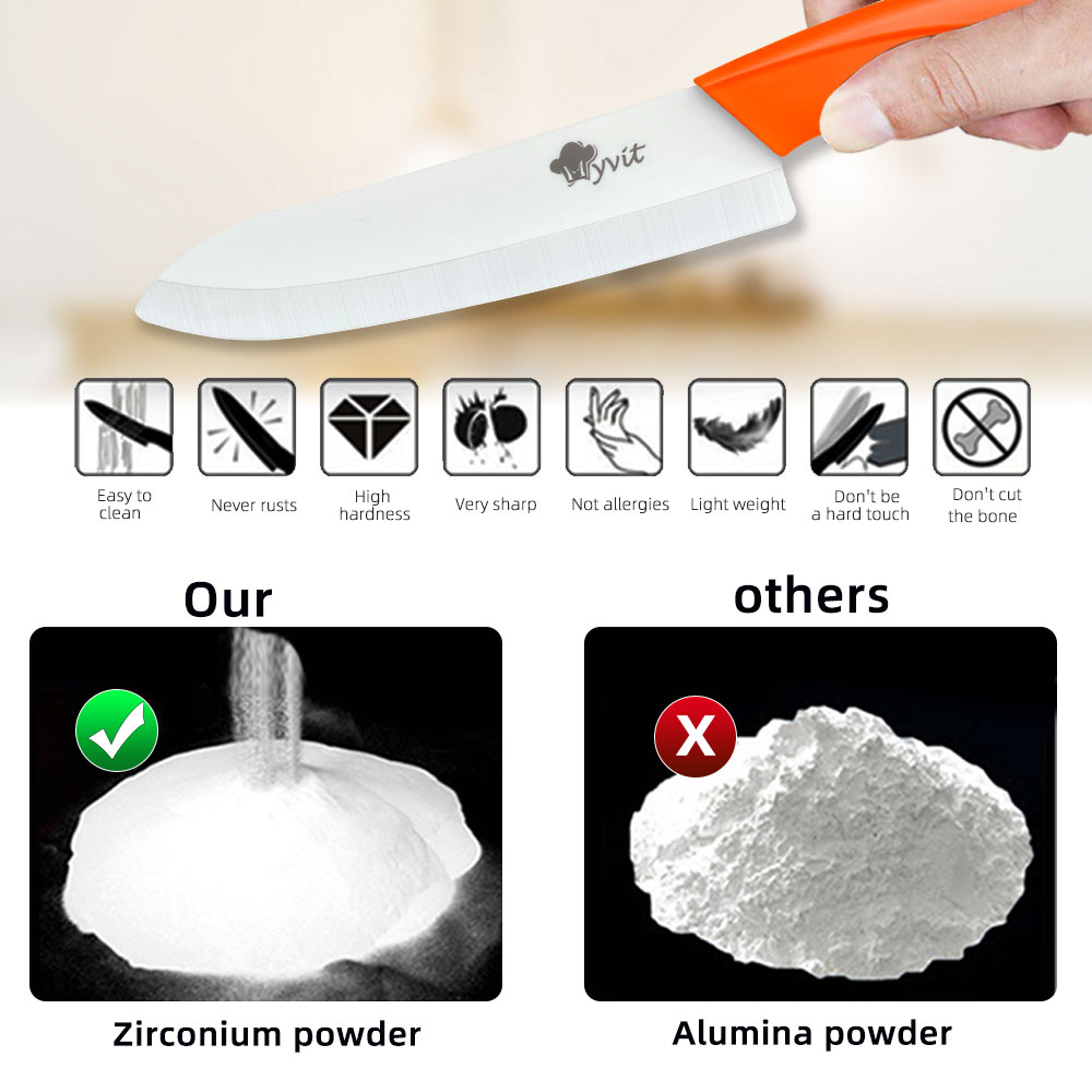 مجموعة سكاكين سيراميك للمطبخ 3 - مراجعة Pocket Knife Ceramic وسعره