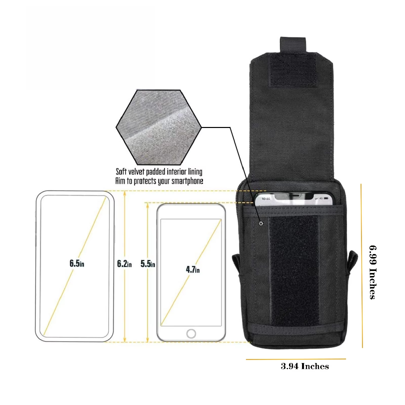 حقيبة خصر تكتيكية بنظام مول، ح - مراجعة Edc Carry Belt Pouch وسعره