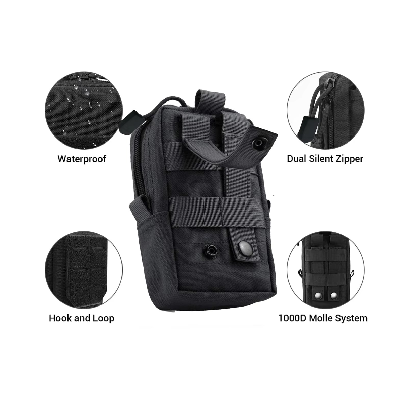 حقيبة خصر تكتيكية بنظام مول، ح - مراجعة Edc Carry Belt Pouch وسعره