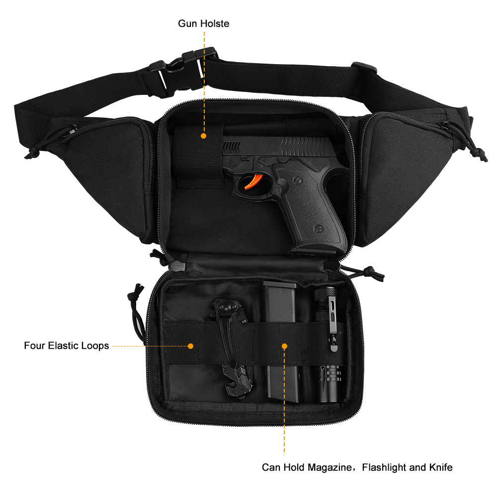 حقيبة خصر للصيد، حزام خصر، حقي - مراجعة Edc Concealed Carry Belt وسعره
