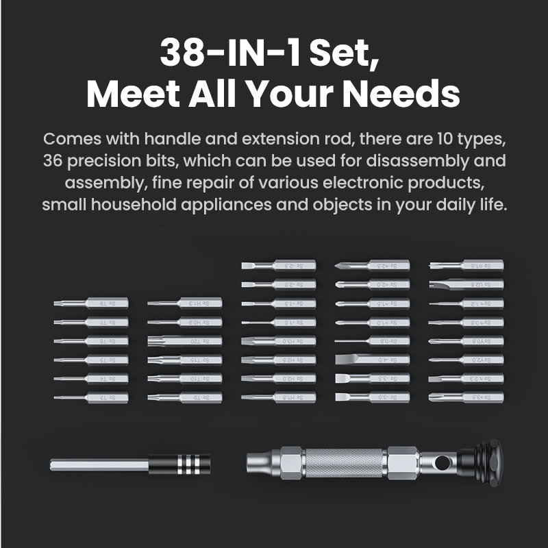 طقم إصلاح مفكات براغي UGREEN ب - مراجعة Micro Screwdriver Kit وسعره