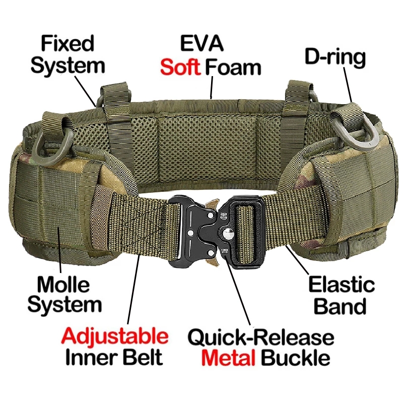 حزام تكتيكي سريع الفك من الناي - مراجعة Edc Concealed Carry Belt وسعره