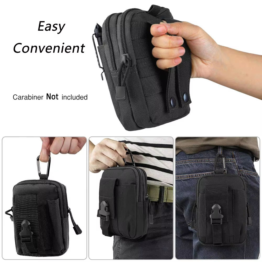 حقيبة خصر تكتيكية متعددة الوظا - مراجعة Edc Carry Belt Pouch وسعره